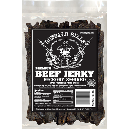 Buffalo Bills Premium Hickory Beef Jerky – 25ct Strips