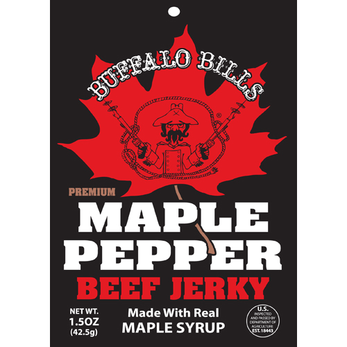 Buffalo Bills Premium Maple Pepper Beef Jerky – 1.5oz Packs