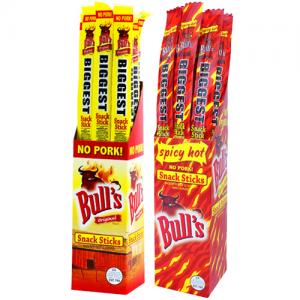 Bull's 0.9oz Snack Sticks - 24-ct Box