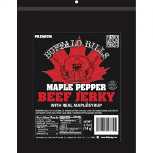 Buffalo Bills Premium Maple Pepper Beef Jerky - 2.6oz Resealable Packs