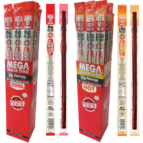 rail’s Best Mega Sticks - The 14” Keto Friendly Snack Sticks