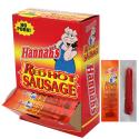Hannah's Red Hot Pickled 0.70oz Sausages (No Pork) - 50-ct Box
