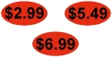 Price Stickers - Over $2.00 (1,000 Per Roll)