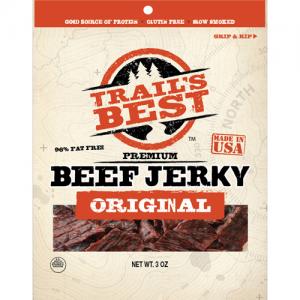 Trail's Best Hickory Smoked Beef Jerky - 3oz Pack